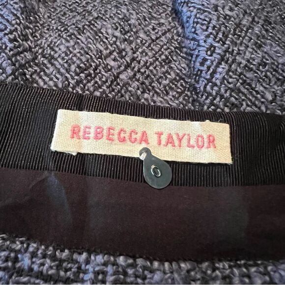 Rebecca Taylor double zip peplum skirt. Size 0. - Picture 3 of 10